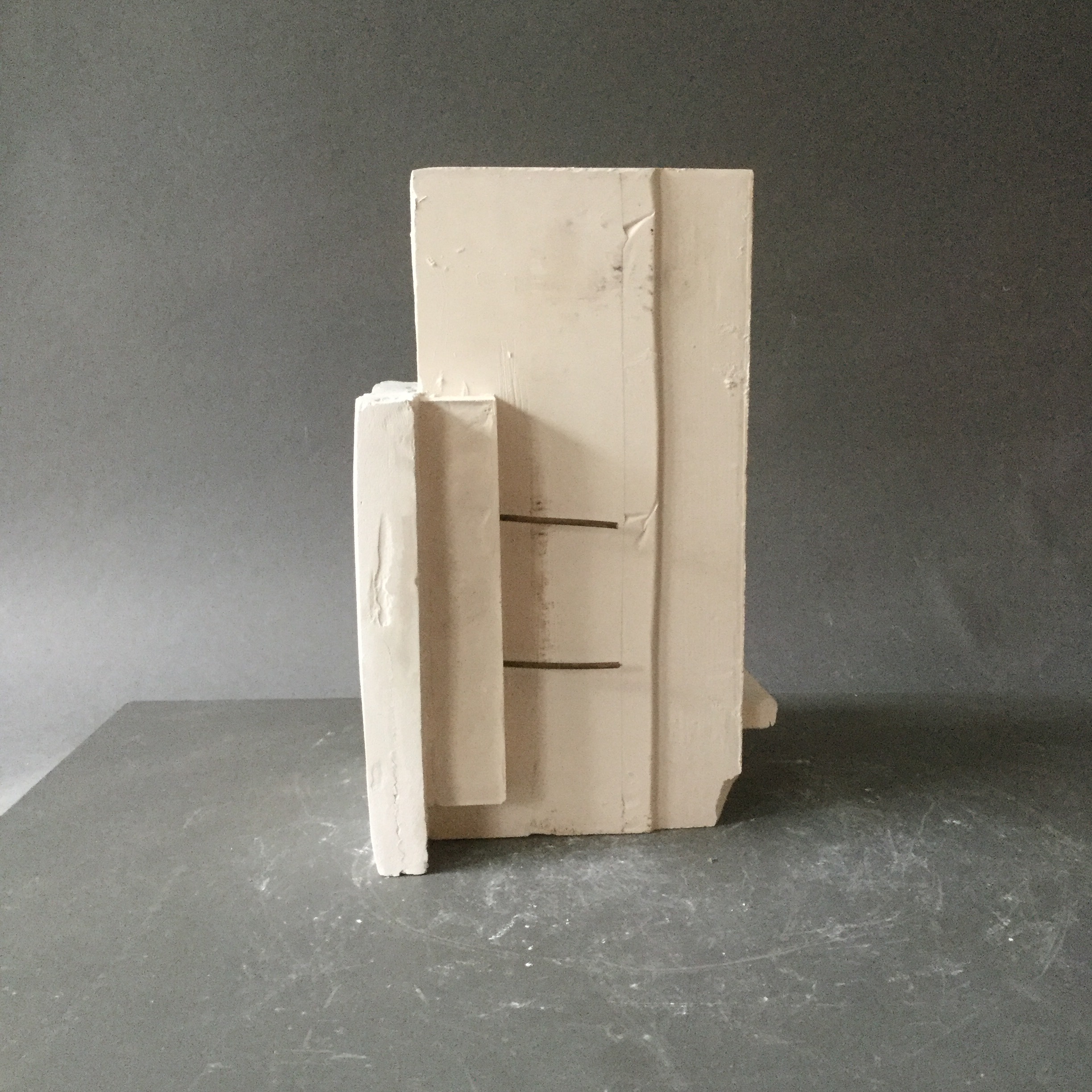 Untitled Wall 6, 2018, Hydrocal, 10 x 6 x 6 in, $2,000