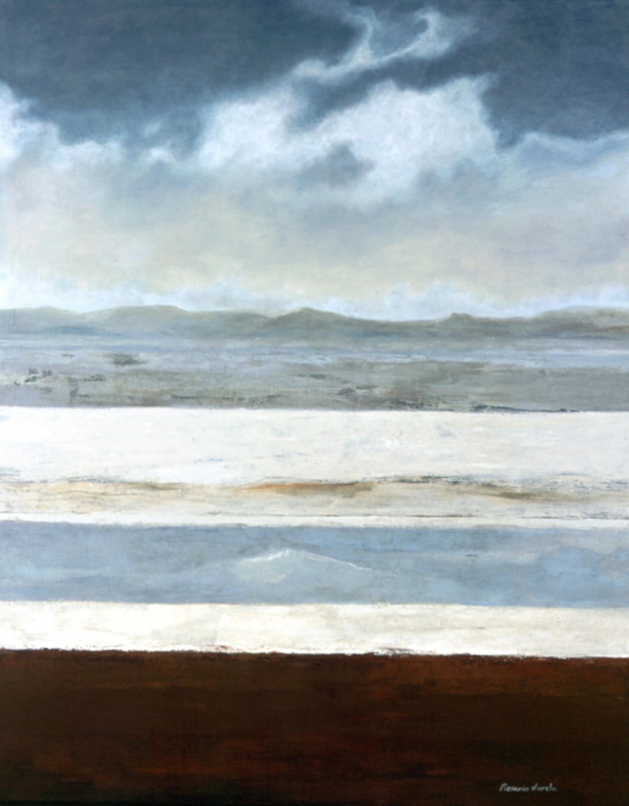 Big Blue, 2001, acrylic on canvas, 4 x 5 ft $6,500