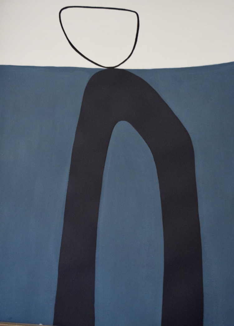Holding Up, 2016, gouache on paper, 18 x 24 in SOLD