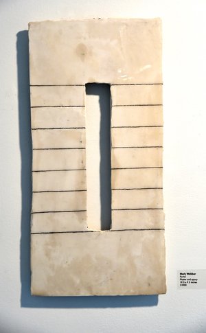 Mark Webber, Portal, Hydrocal and epoxy, 19.5 x 9.5 in   $1000