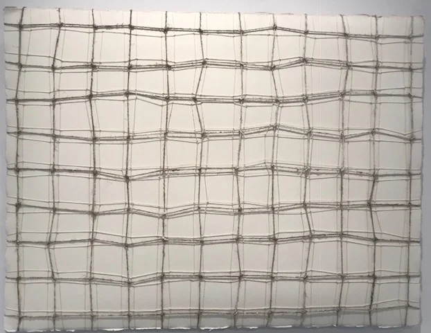 Carolyn Conrad, String Series #8, Paper and string, 18 x 24 in $2000