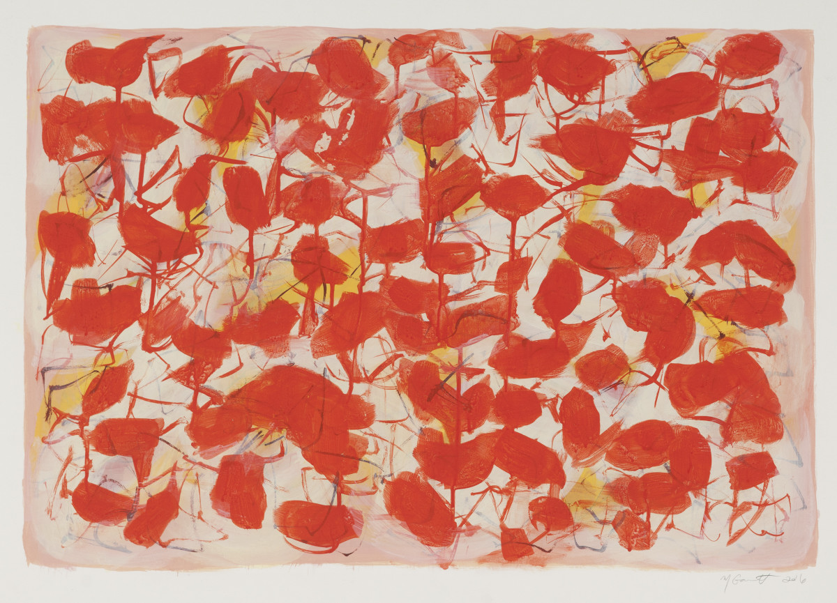 Tuning Fields 318, acrylic on paper, 22 x 30 in, SOLD