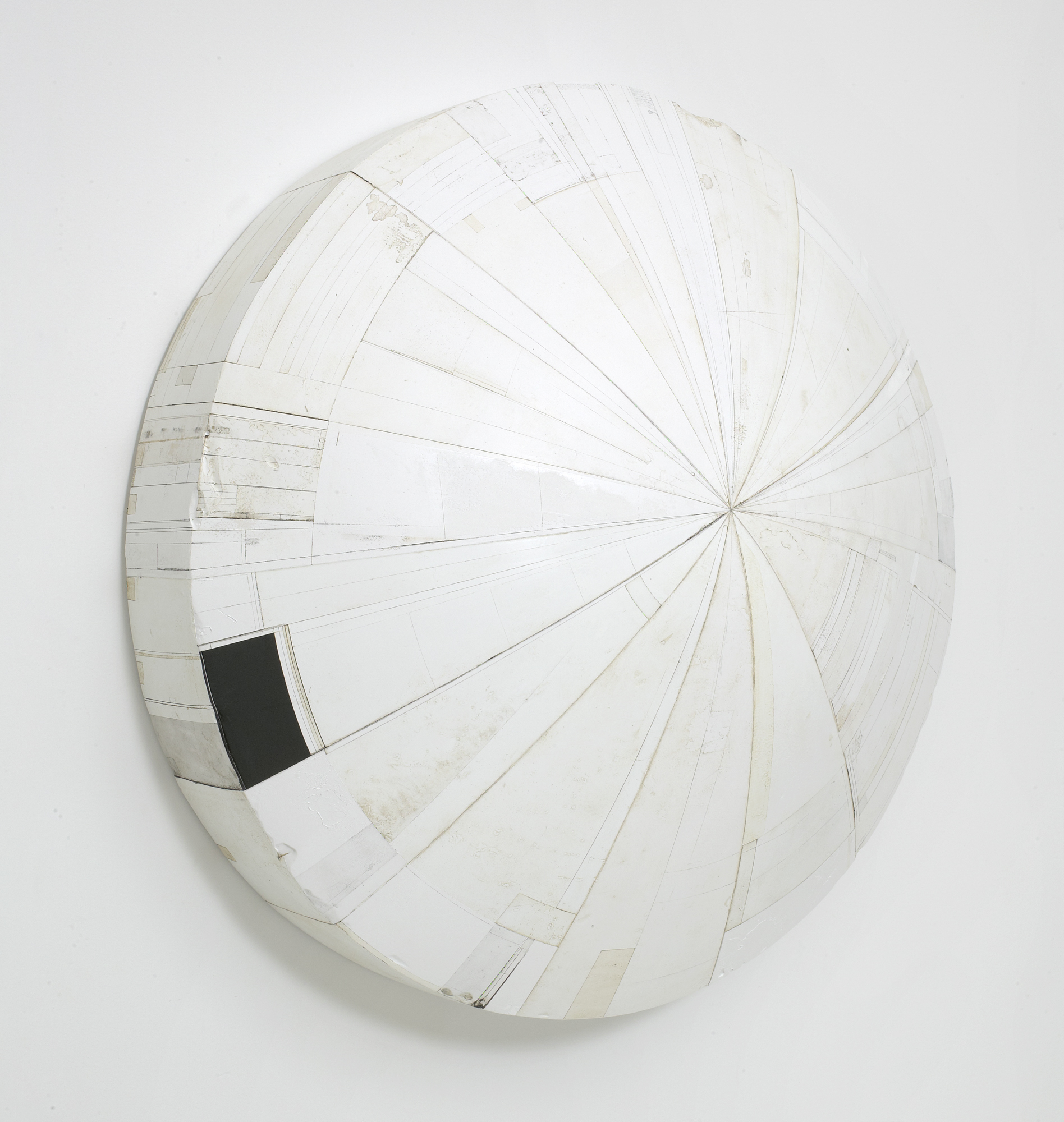 #53, 2005-2008, painted plaster, 38 x 14.5 in