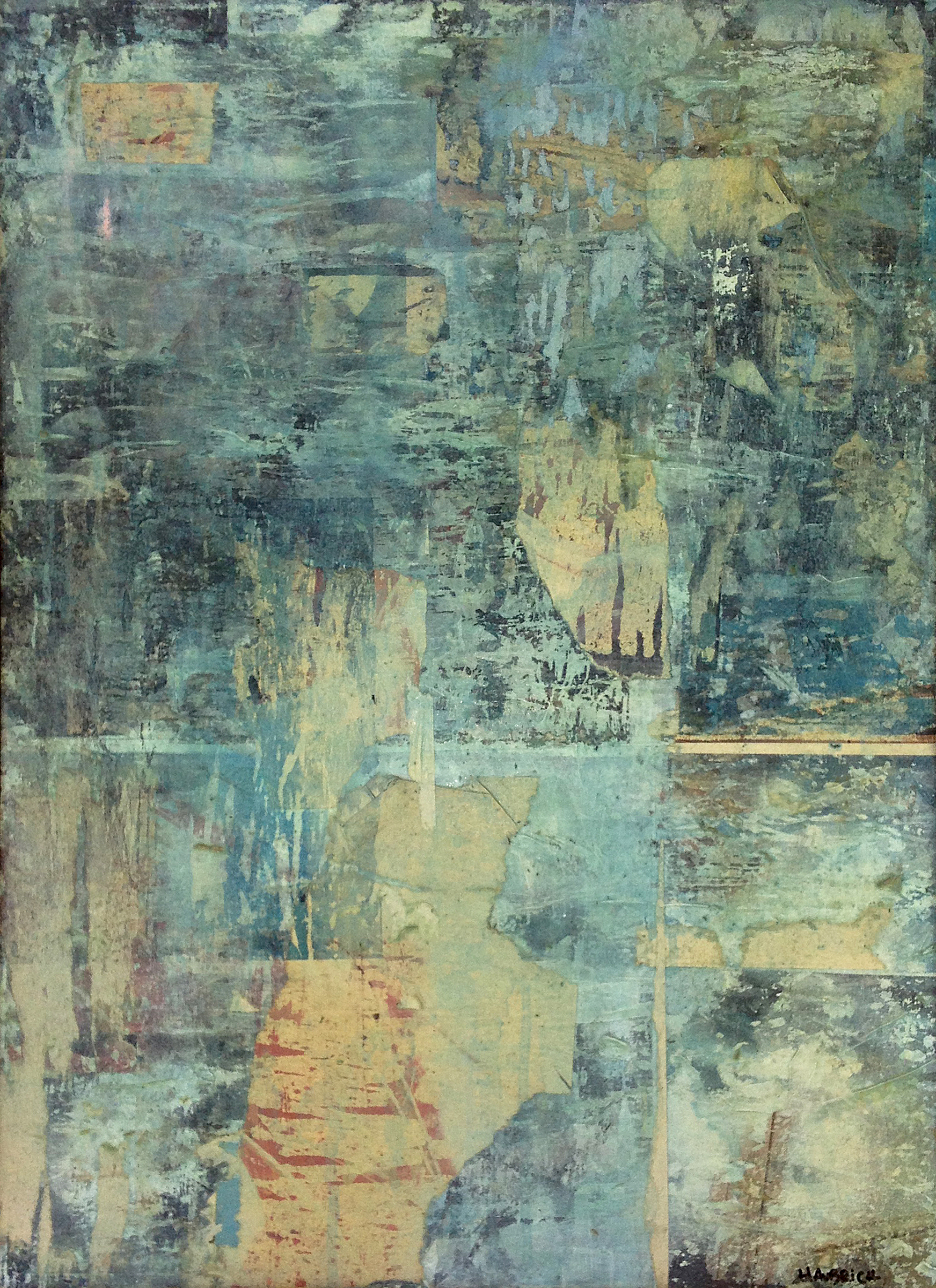 Ophelia, 2003, mixed media on canvas, 25 x 19 in, SOLD
