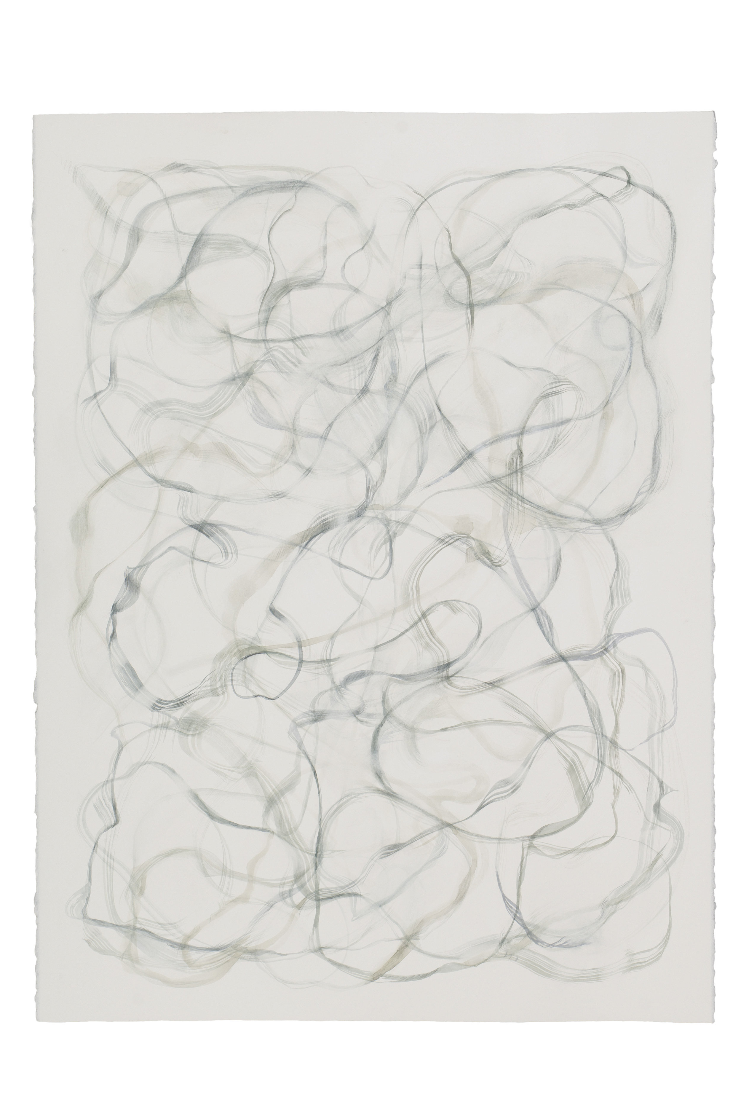 Beginner's Mind III, 2016, watercolor, 30 x 22 in, $1,800