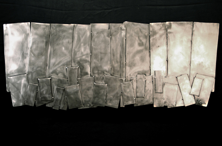 Feature Article, 2010, polished welded steel, 24 x 60 in, $7,000