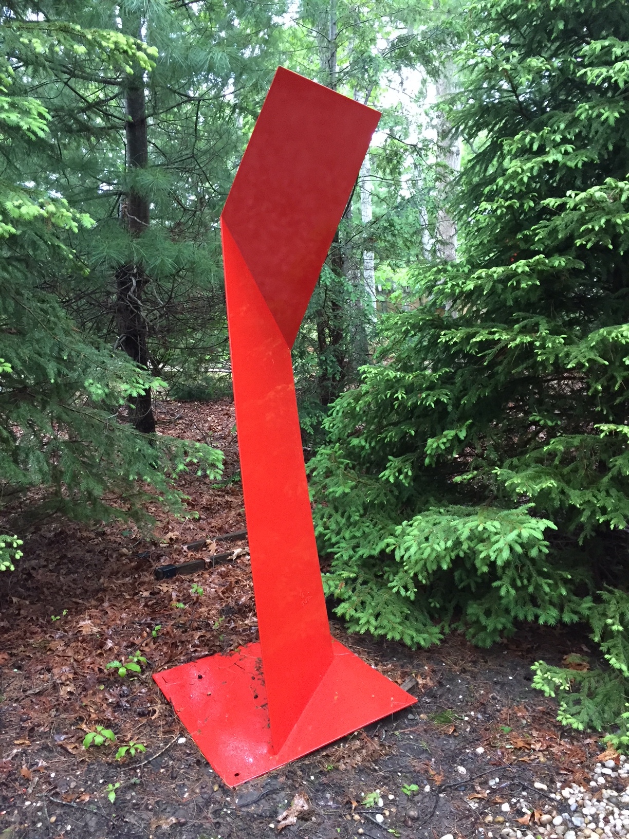 Pure Form #5, 2014, painted welded steel, 96 x 28 x 28 in SOLD