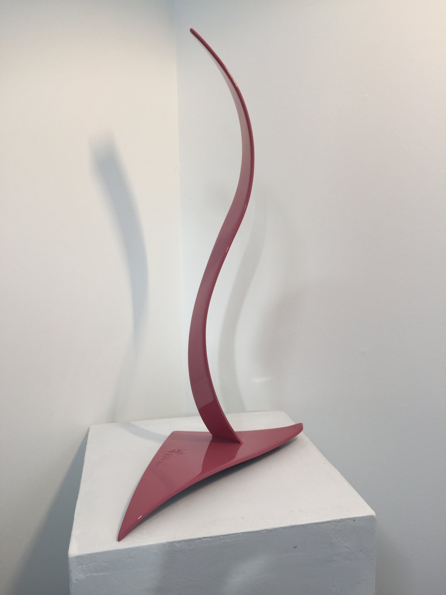 Signorina, 2013, painted welded steel, 20 x 12 x 6 in, $3,500