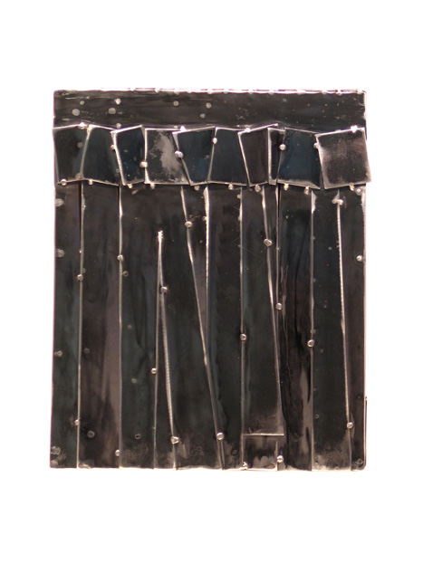 Urban Cadence #5, 2011, blackened, welded steel, 17 x 14 in, SOLD