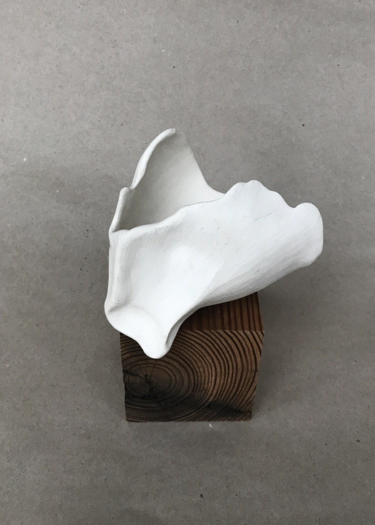 Untitled, 2014, unglazed stoneware, 5 x 4 x 3 in, SOLD