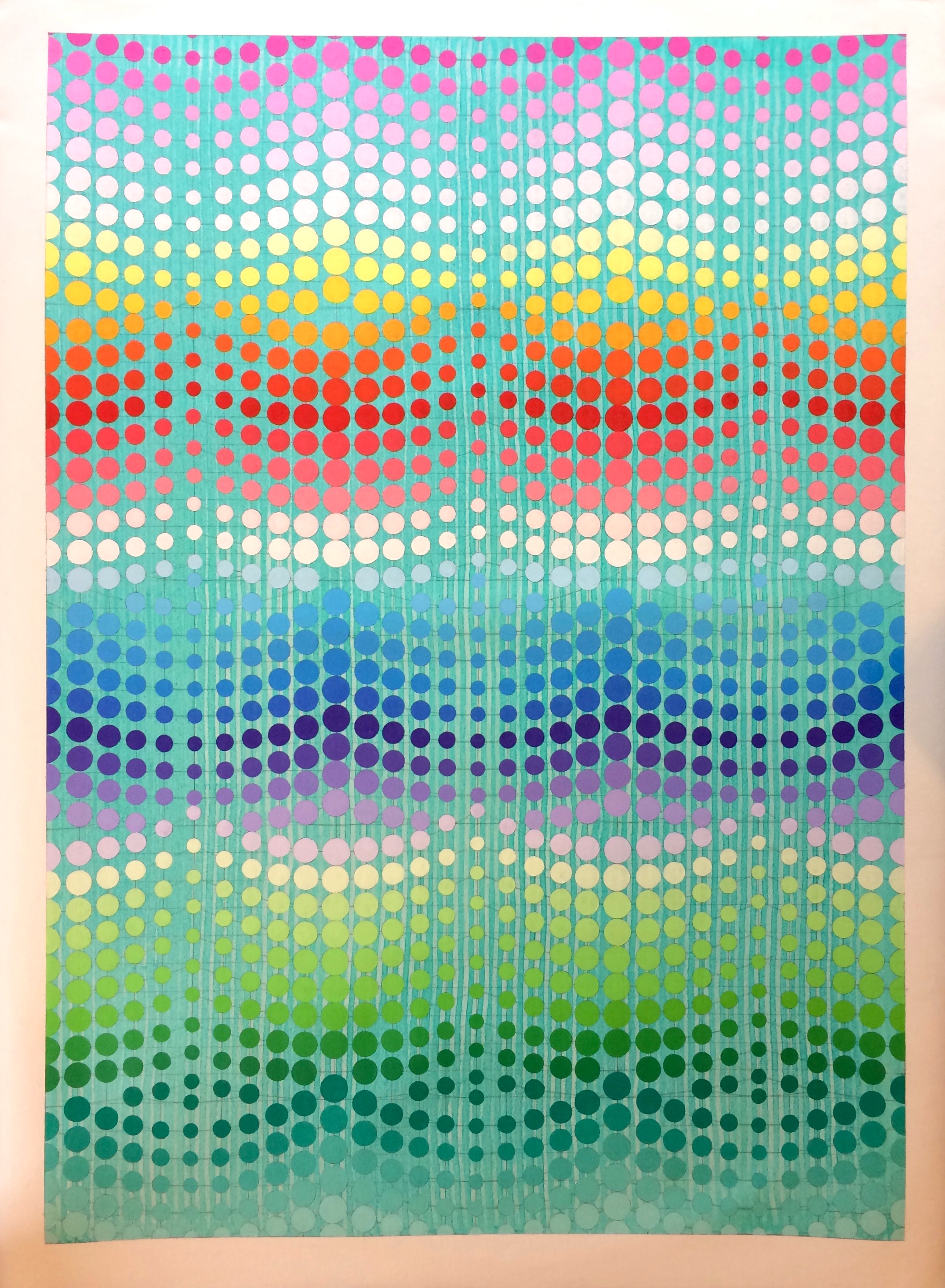 Ditch Plains, 2016, oil on unstretched canvas, 3 x 4 ft, $3,000