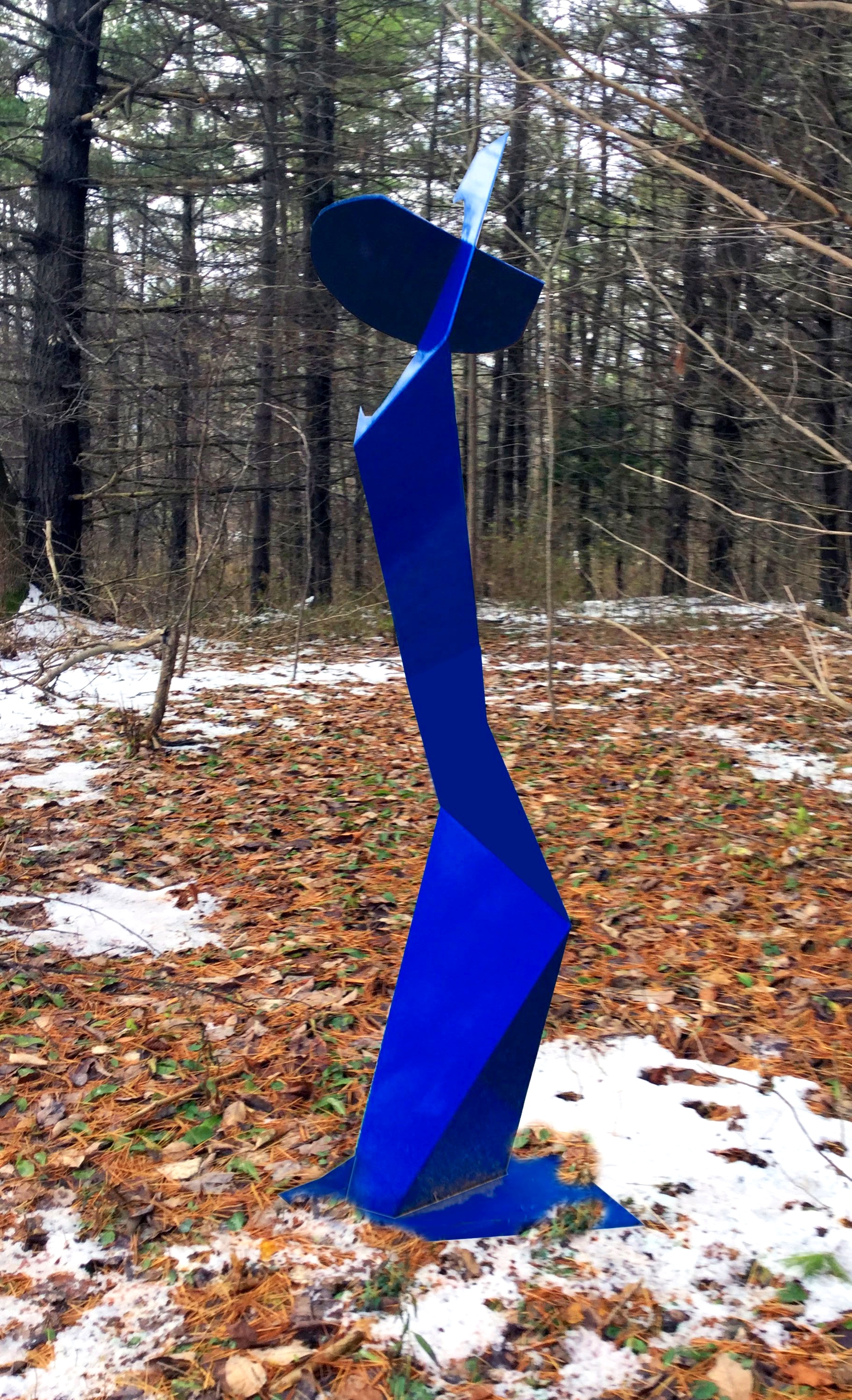 Pure Form #8, painted welded steel, 85 x 30 x 24 in, $15,000