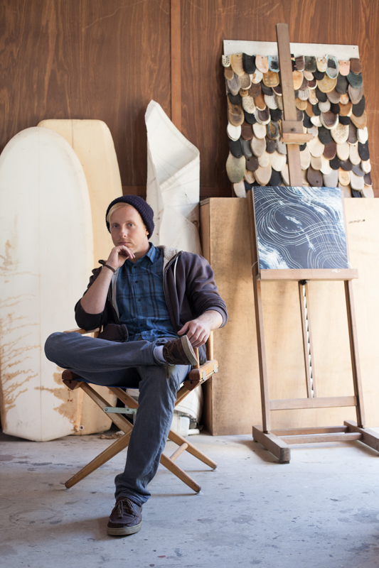 Bluedorn in his studio
