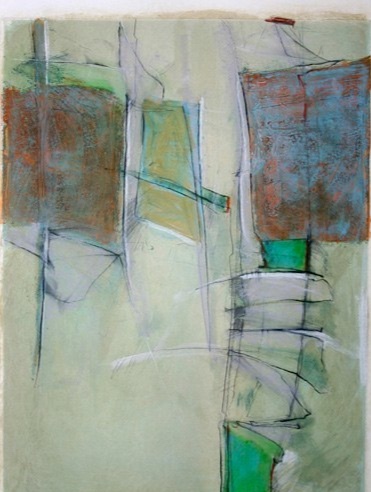 Paying Attention, 2008, mixed media, 37 x 31 in, $2,500