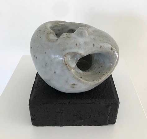 Untitled, 2013, stoneware, glazed, reduction fired, 6 x5 x4 in, $900