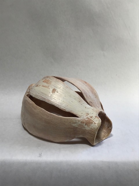 Untitled, 2014, stoneware, with terra sigillata, 8 x 10 x 4.5 in, $900