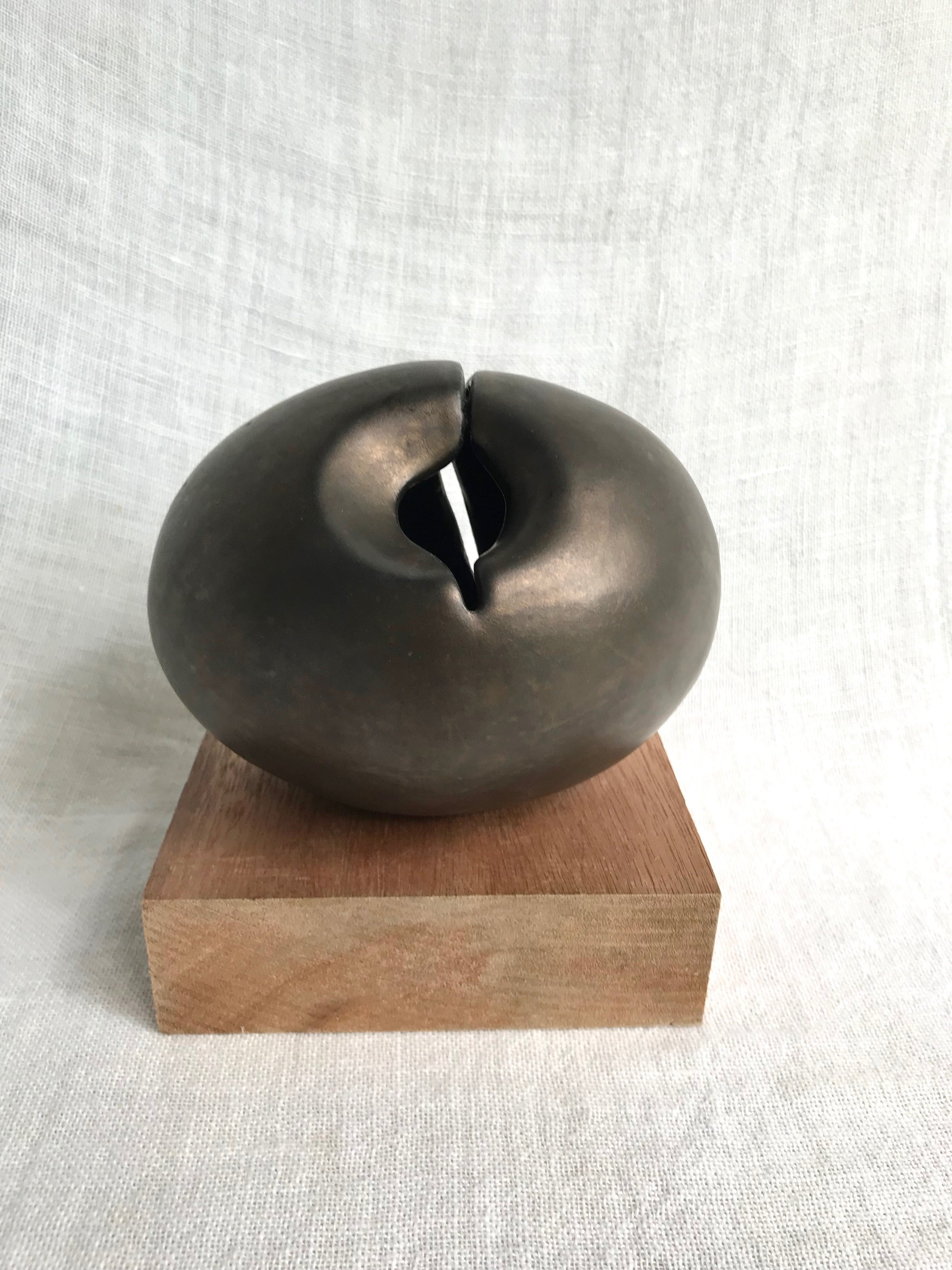 Womb, 2017, stoneware, glazed, 6 x 5 x 5 in $900