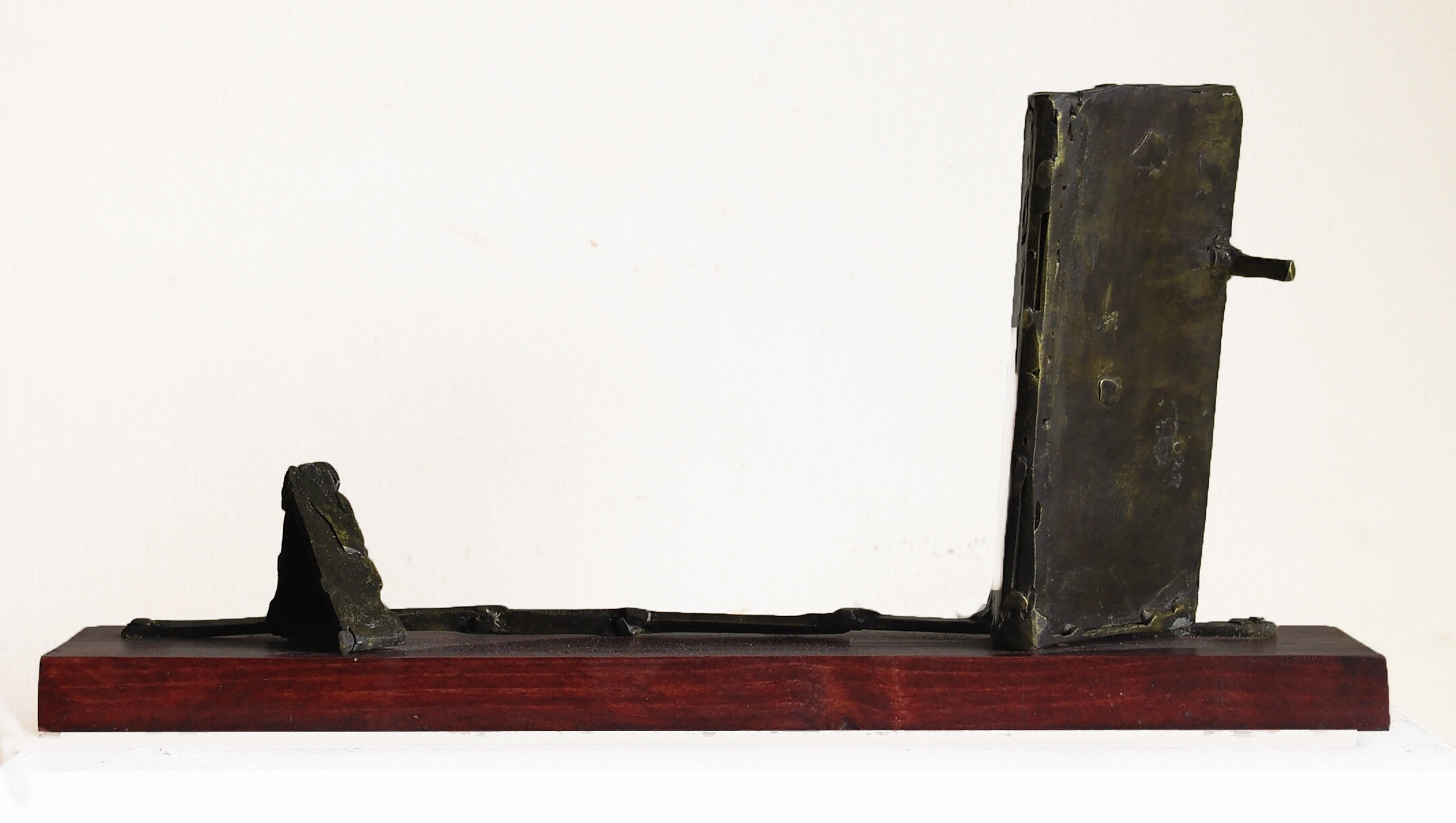 Carriage, 2019, welded bronze, 12 in, $3000