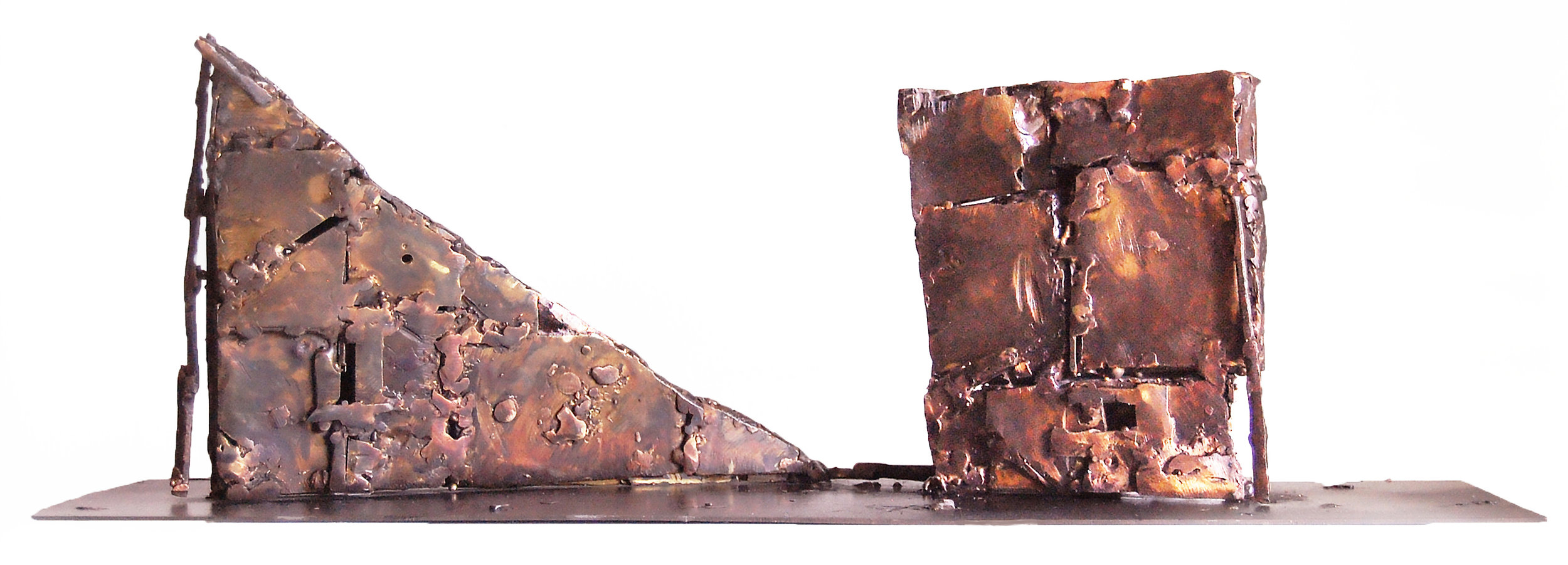 Lake Siltin. 2019, welded bronze, 18 x 7 in, $4000