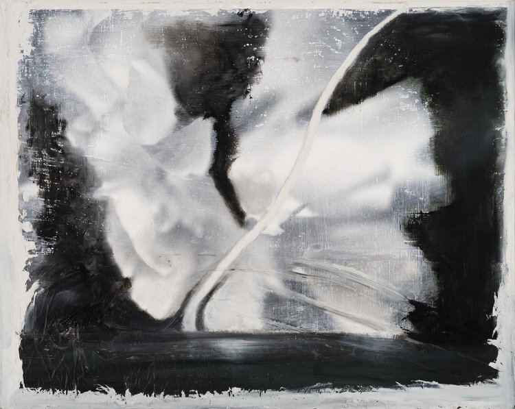 Torn But Not Broken by Beth O'Donnell, 2018, photography, encaustic oil stick, gampi paper, 21 x 17 in, $2,400
