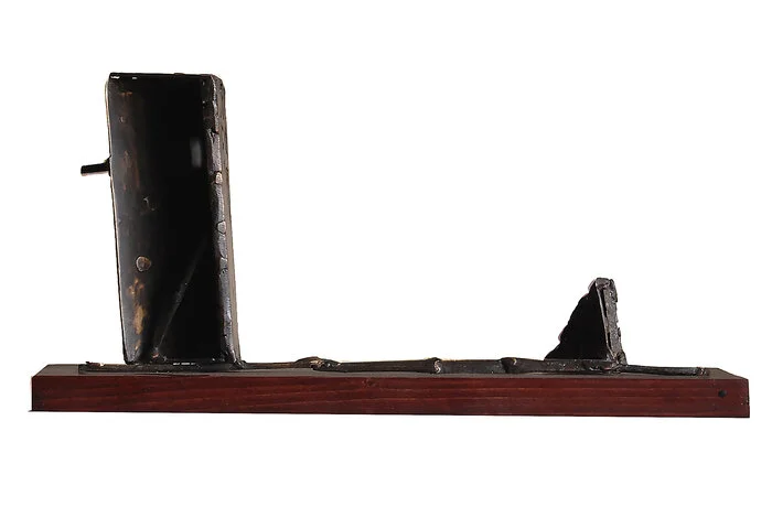Expectant by Paul Pavia, bronze, 7 x 13 in, $1,500