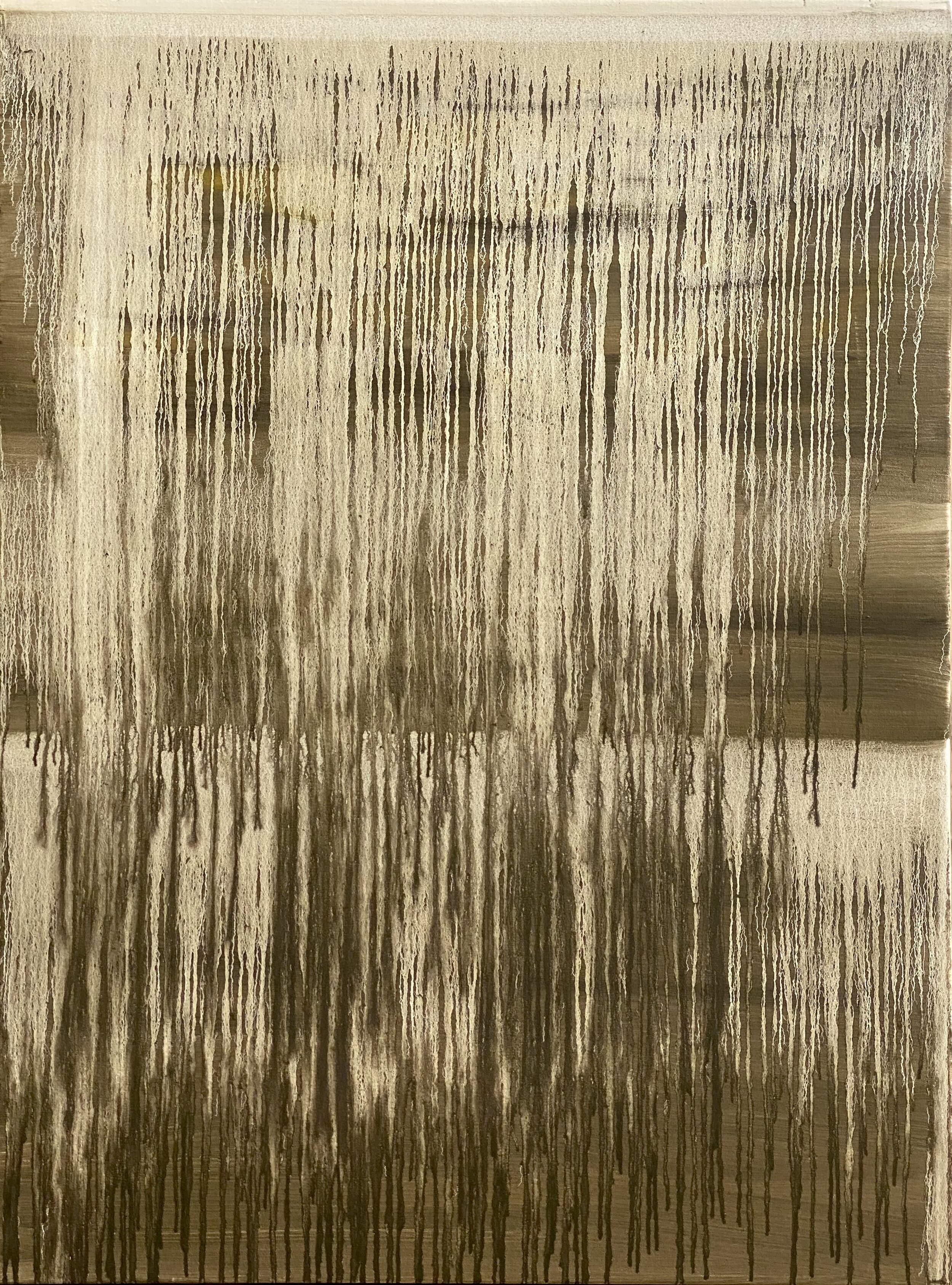 Green Curtain, 2020,  oil on canvas, 36 x 48 in, price upon request