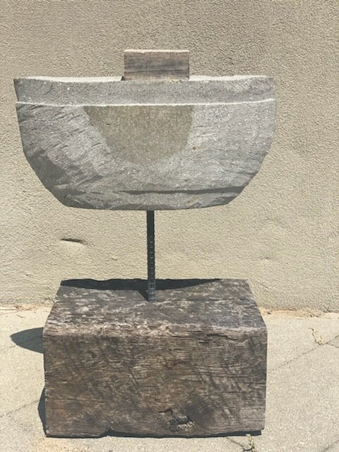 Quinquereme V, 2020 Wood, steel, concrete 19.5 x 15 x 9 inches  $4000