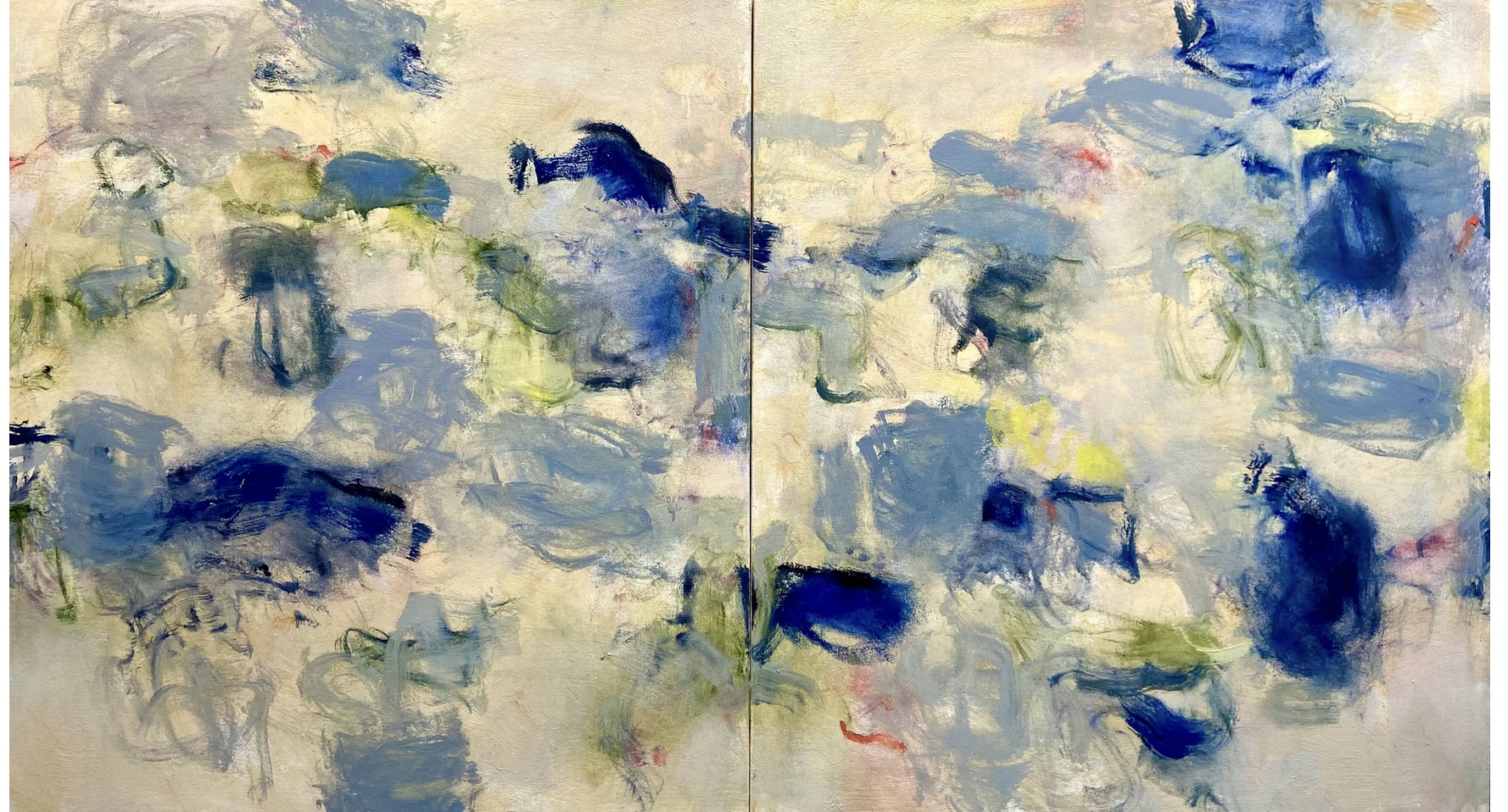 Anne Raymond, Changing 1 and 2, Oil on canvas, 40 x 72 inches $10,000 40 x 36 inches each $5400 each
