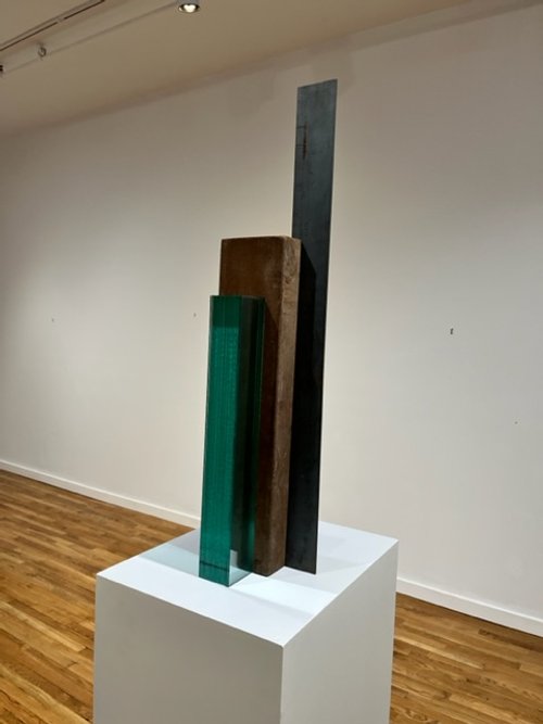 Mark Webber Untitled Portal, Steel and glass, 34 x 9 inches, $2800