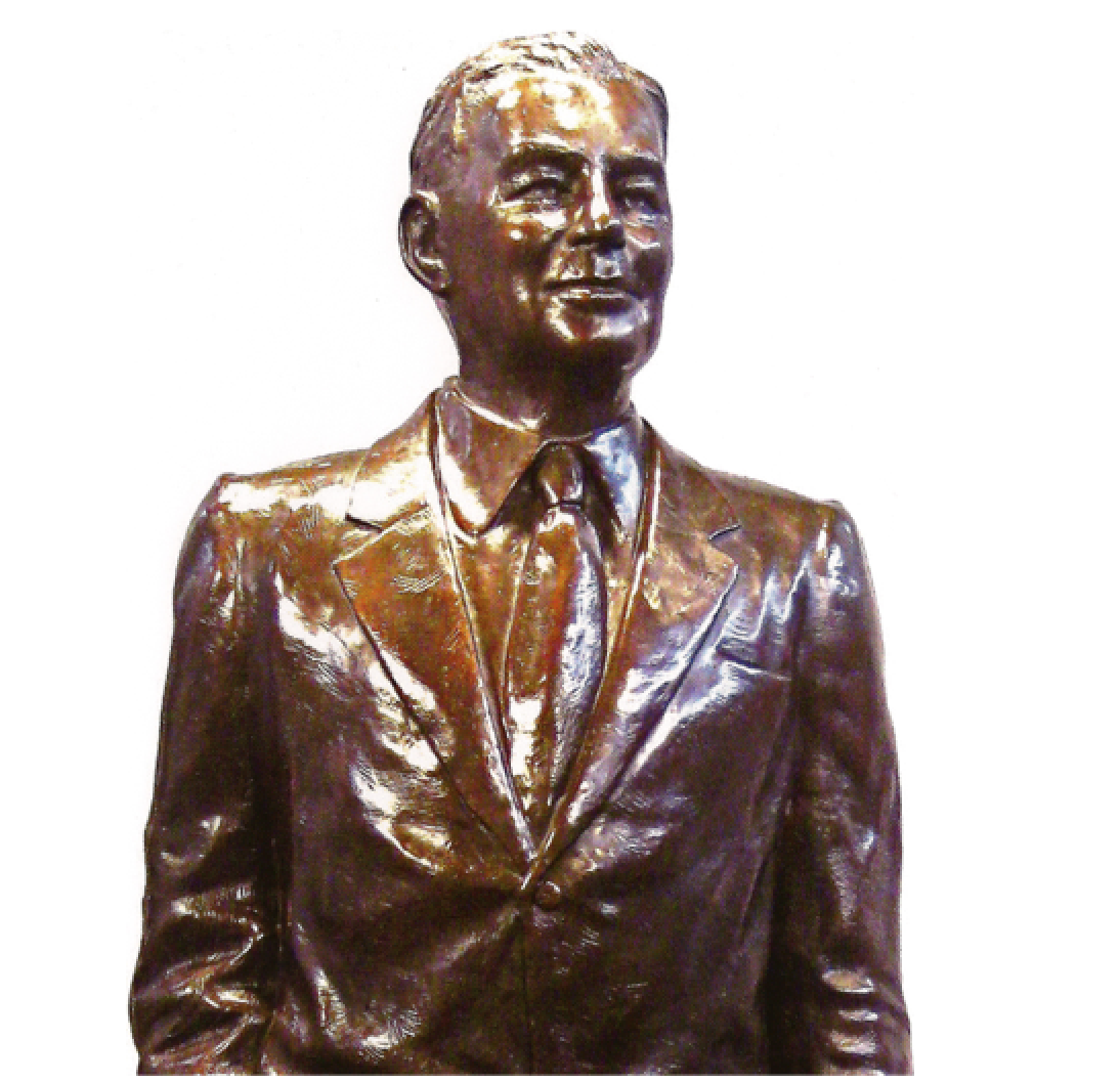 Donald Douglas, Head of Boeing Bronze detail