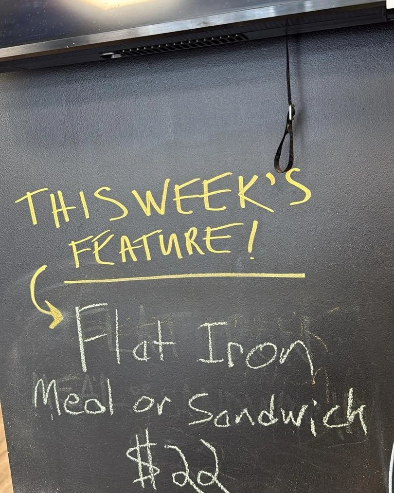 Flat Iron is back for a visit this week.  Come get your beef fix!! Barbecue you will crave!!!