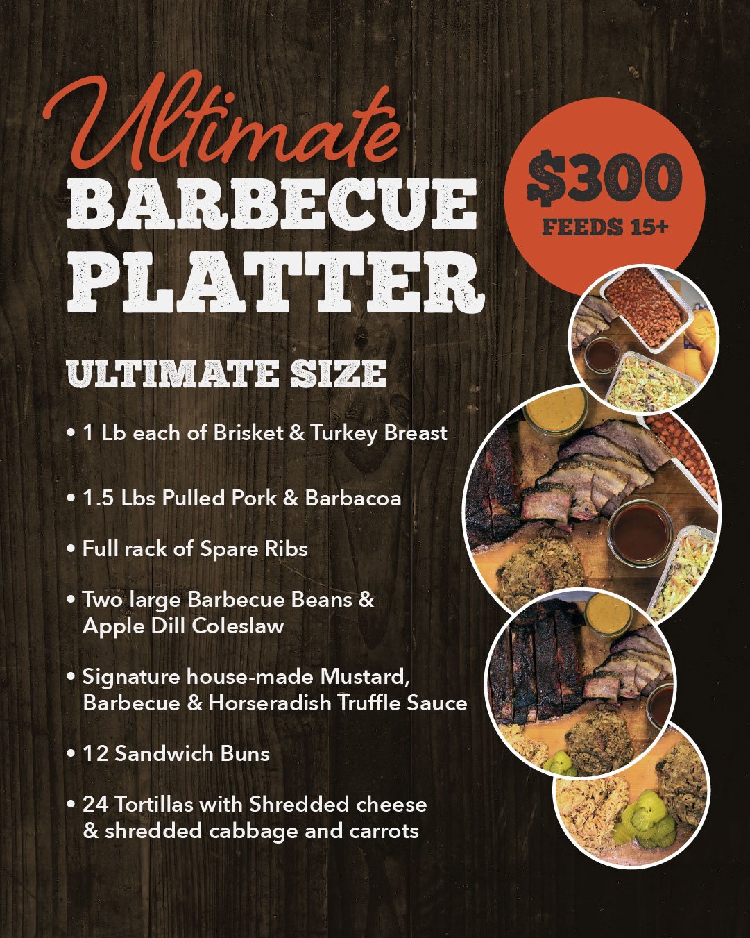 Billy Dick's Barbecue Ultimate BBQ Platter Catering in Barrie