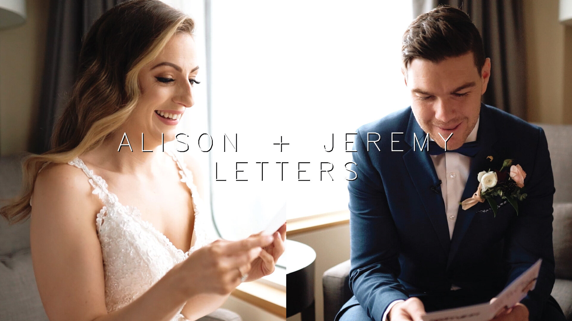 alison + jeremy | letters to each other