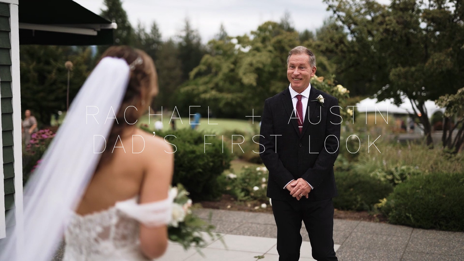 rachael + austin | dad's first look