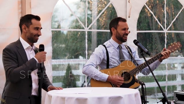 hannah + geoff | speeches part 1