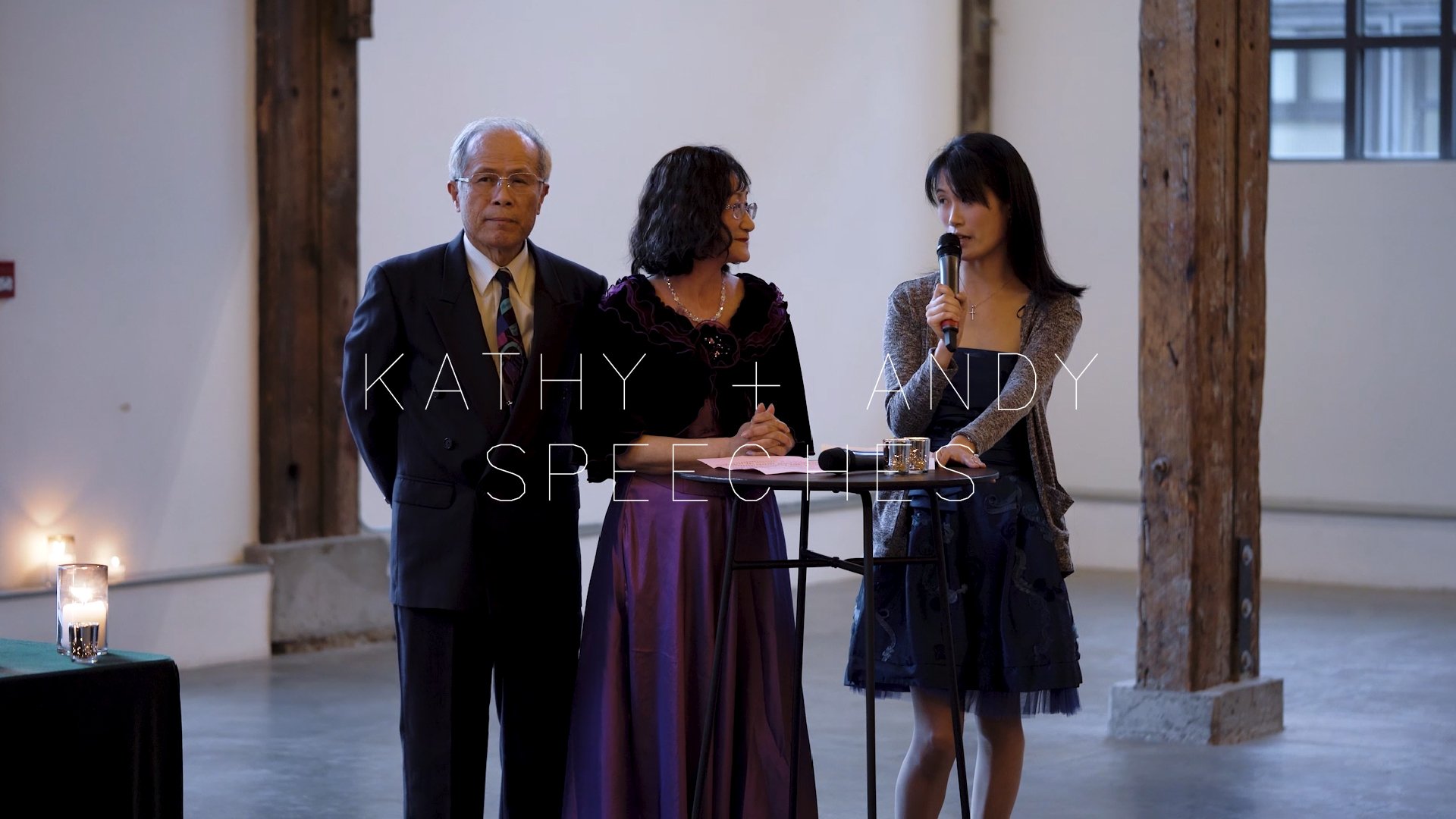 kathy + andy | wedding speeches