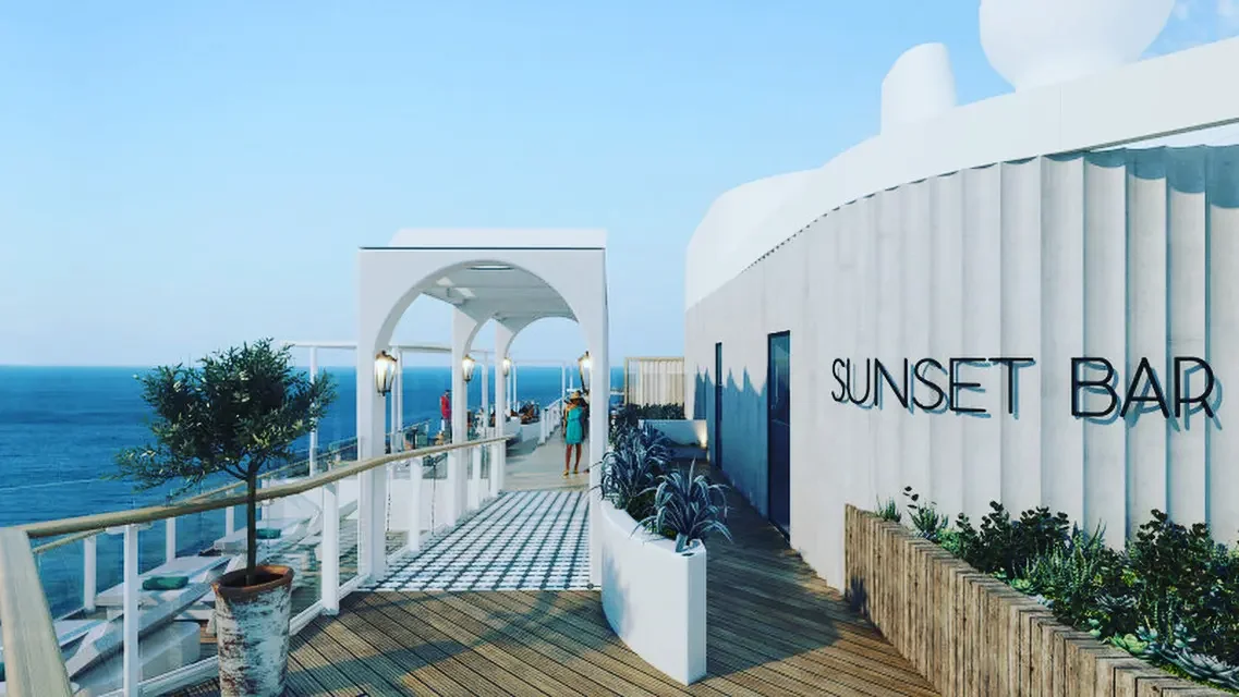 Sunset Bar on Celebrity Beyond