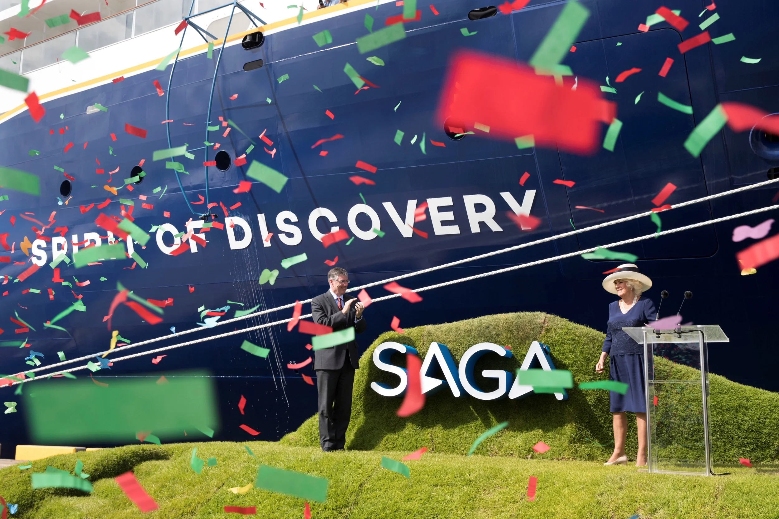 Saga’s Spirit of Discovery Naming Ceremony