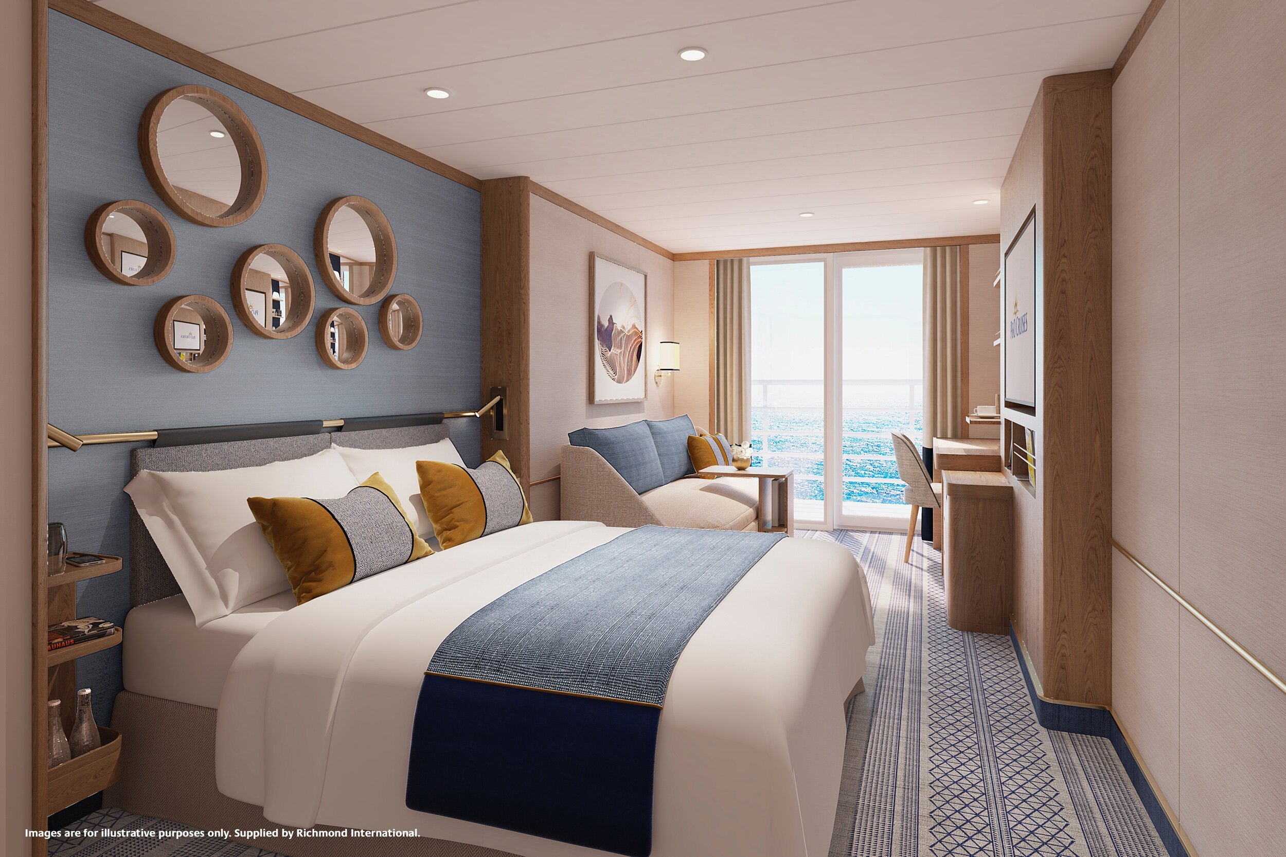 Iona Balcony Cabin  Image: P&O Cruises 