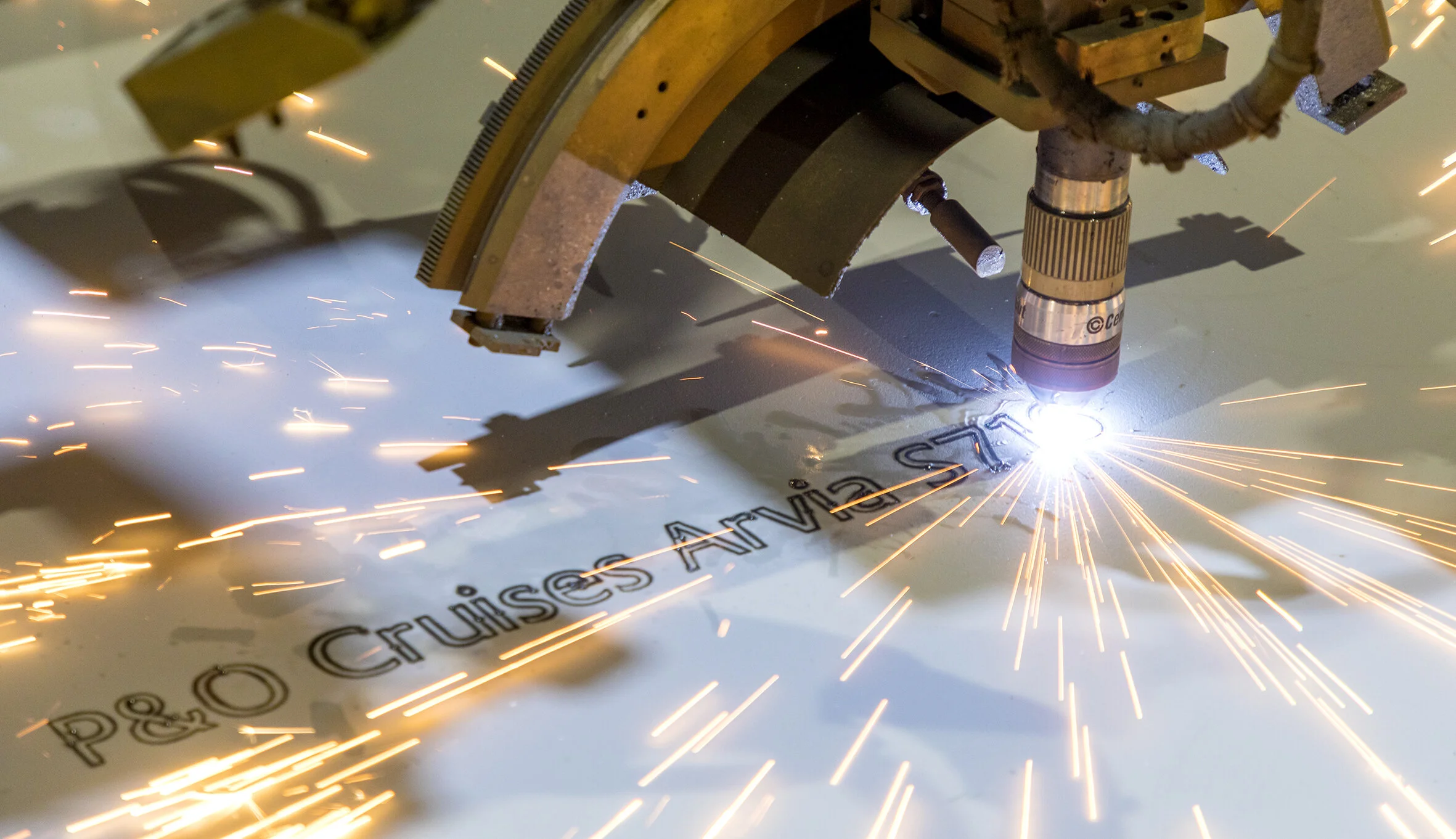 First Steel Cut For New P&O Ship Arvia