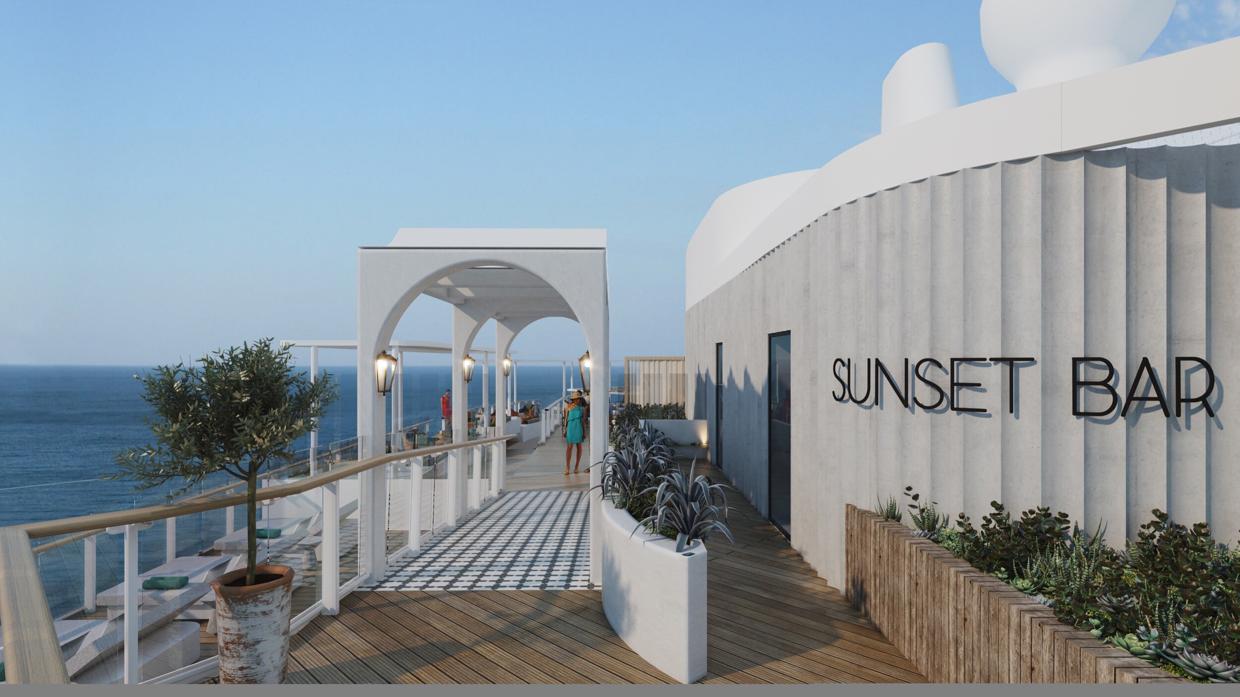 Sunset Bar on Celebrity Beyond