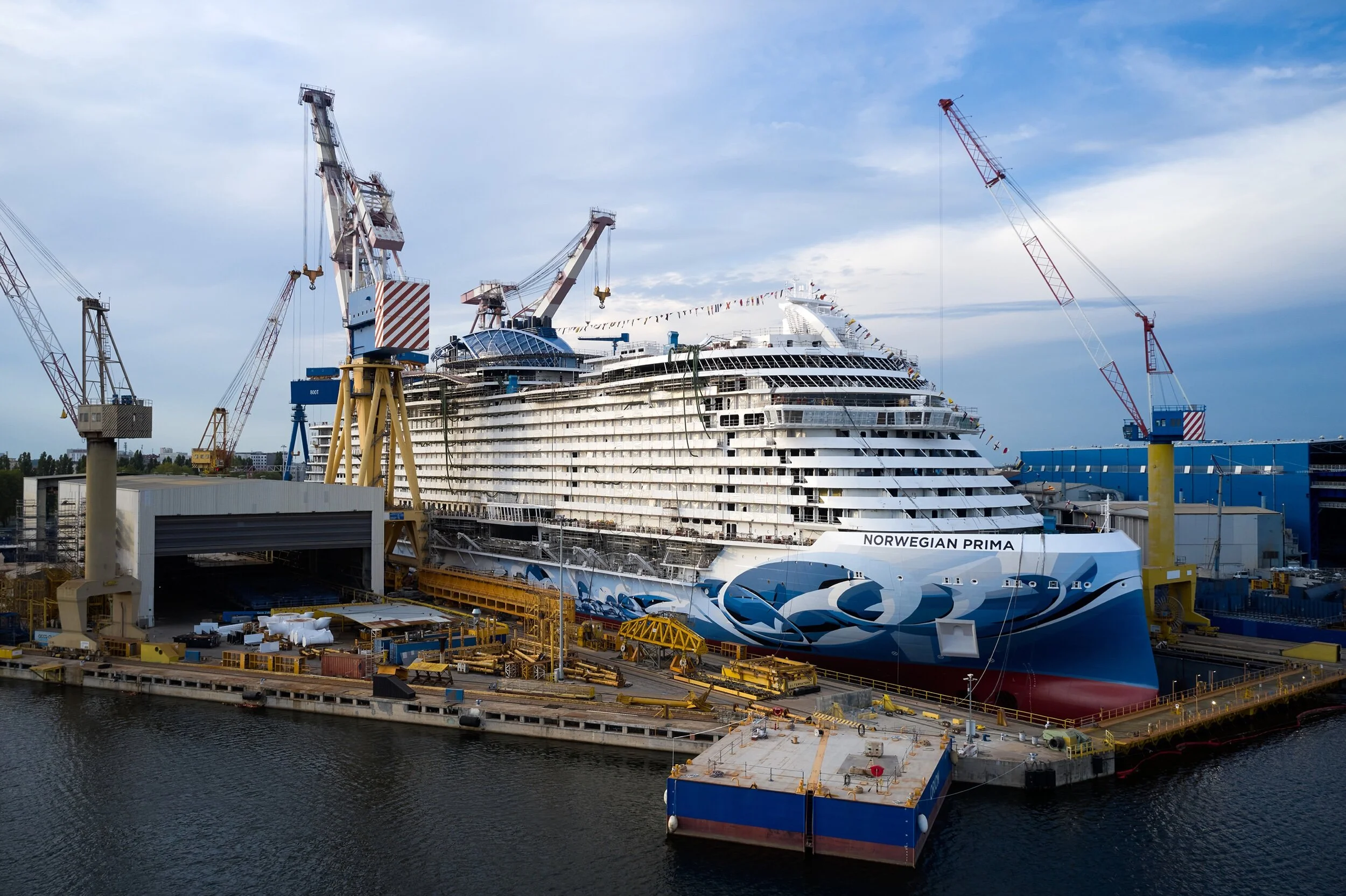 Norwegian Prima Floated Out