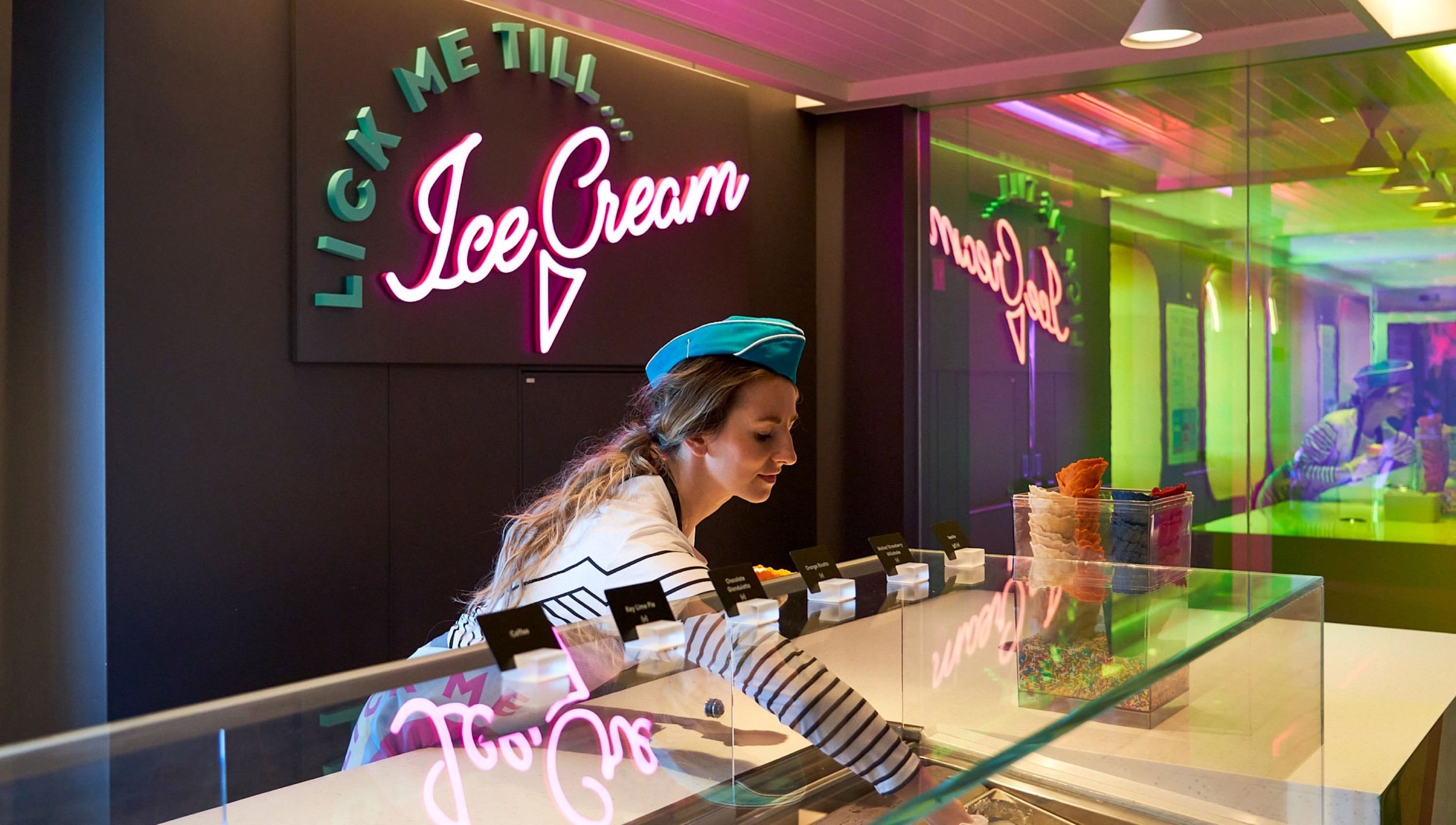 Server at Lick me Till... Ice Cream