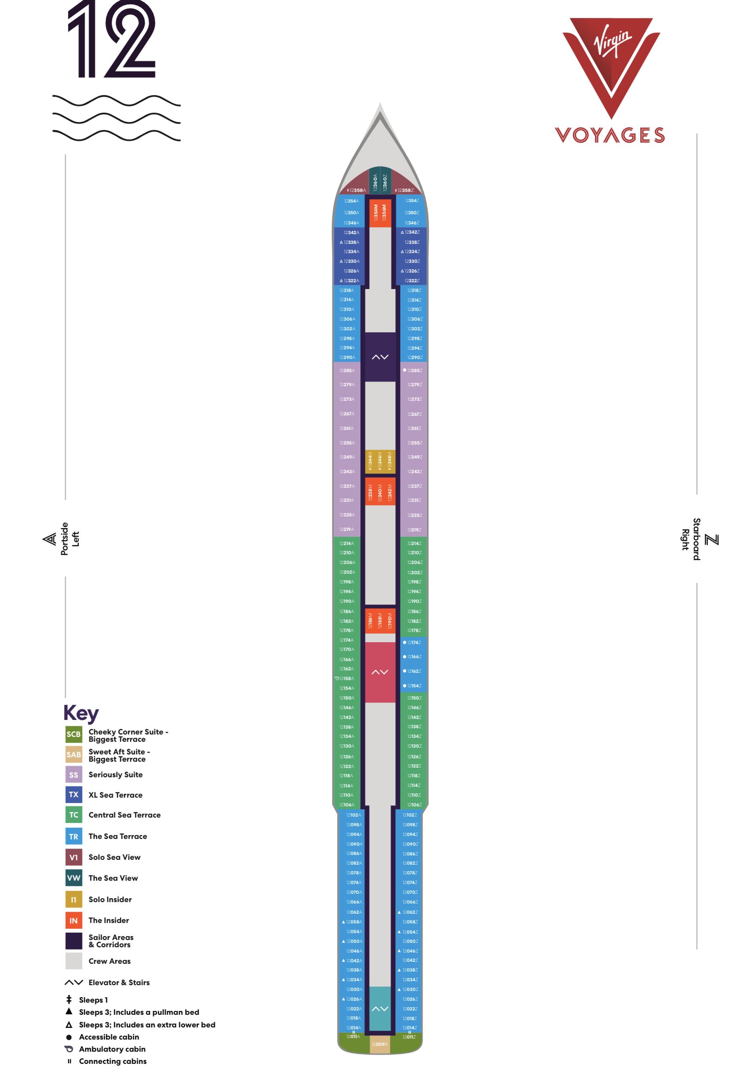 virgin voyage map