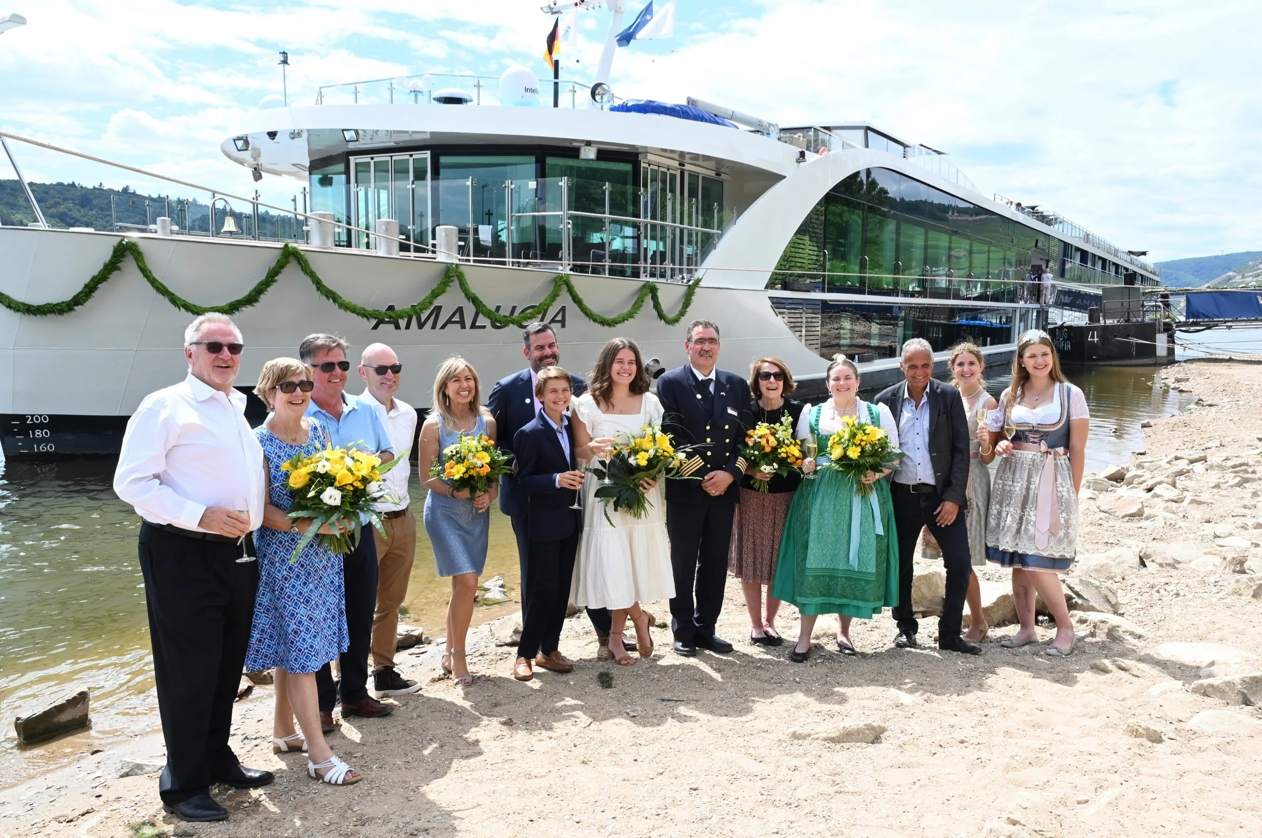AmaWaterways Christen new ship AmaLucia