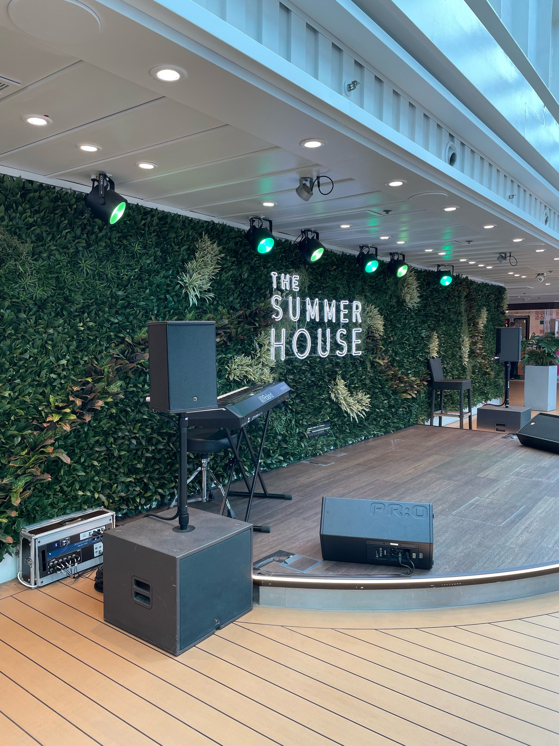 The Summer House stage on Marella Voyager