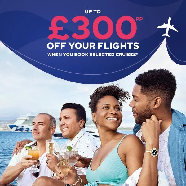 Princess Cruises Discount Flights for 2024