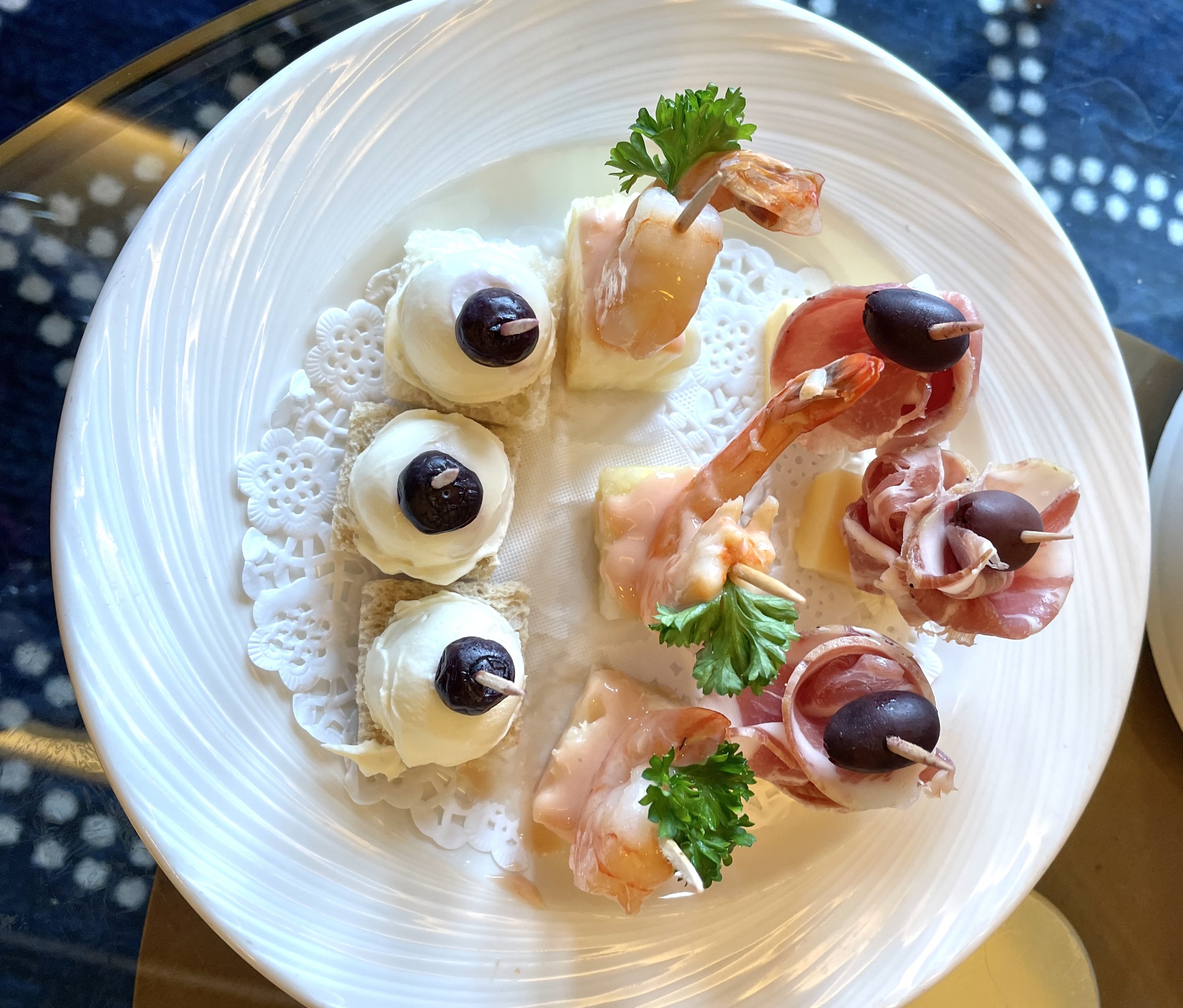 Selection of canapés 