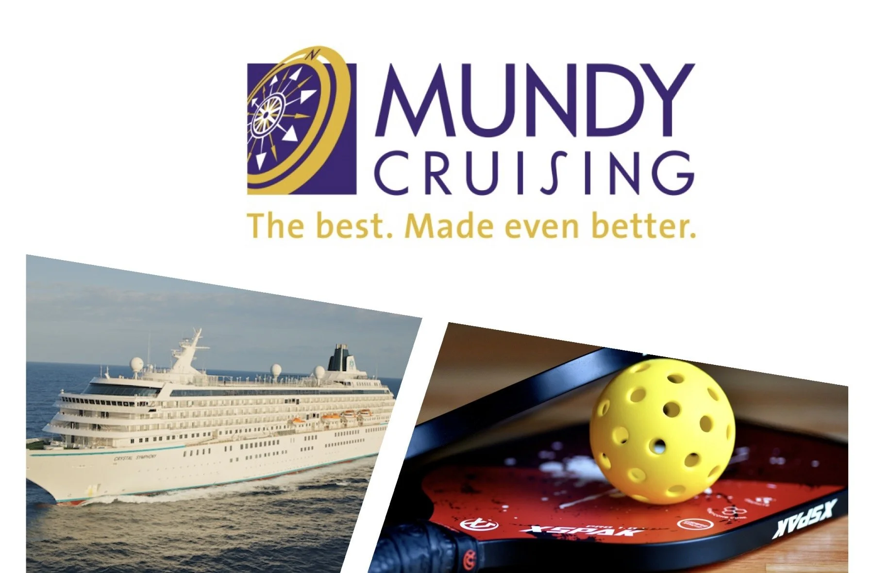 Mundy Cruises Debuts World's First Luxury Pickleball Cruise