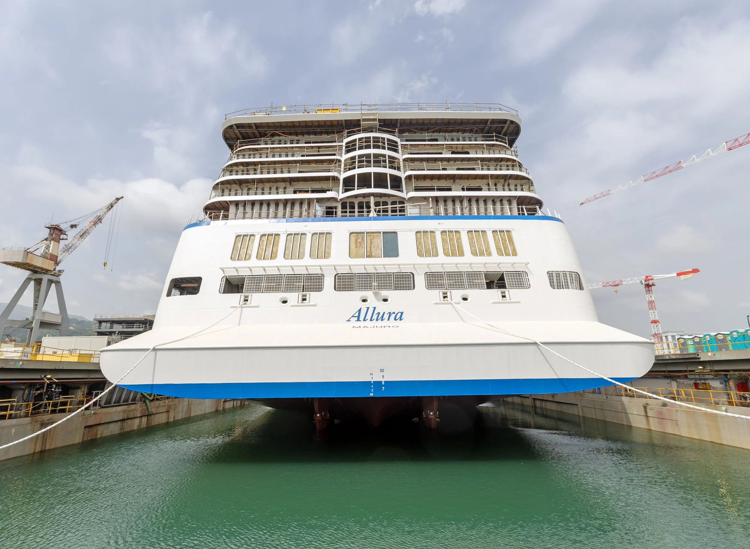 Oceania Cruises Floats Out New Ship Allura